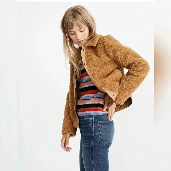 Madewell Sherpa Portland Jacket - Picture 3 of 8